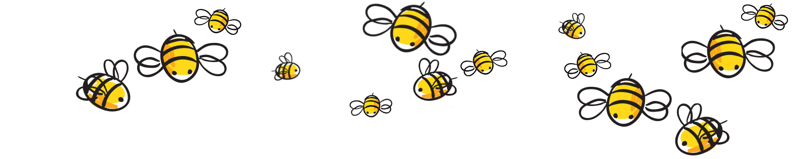 Buzzcut Gardening's 'busy bees' motif
